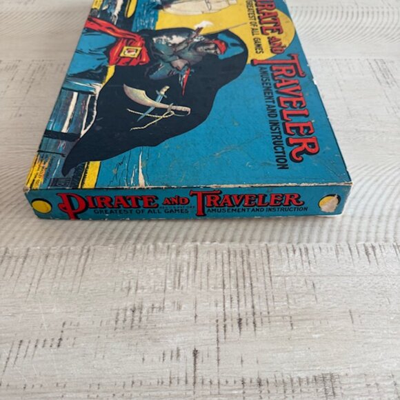 Rare, Vintage 1936 Milton Bradley Pirate and Traveler Board Game #4563 - Picture 11 of 12